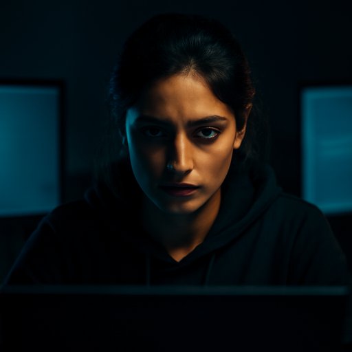 7777bet support agent at laptop desk